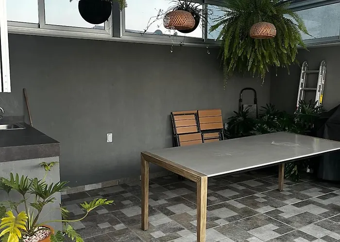 With A Private Terrace Mexico City